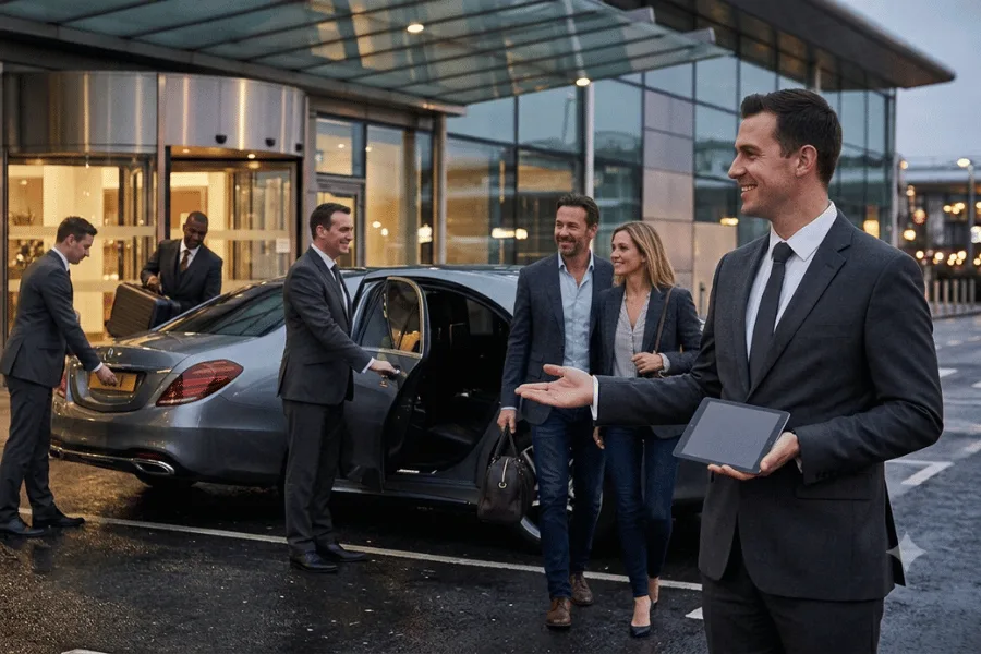 Luxury chauffeur service in London by Crown Concierge